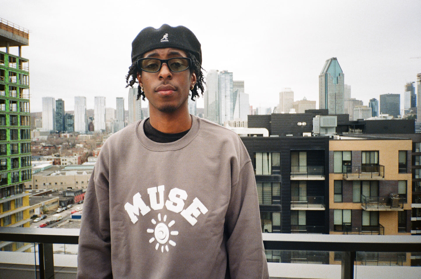 Solar x Muse Charcoal Crewneck