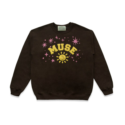 Solar x Muse Brown Crewneck