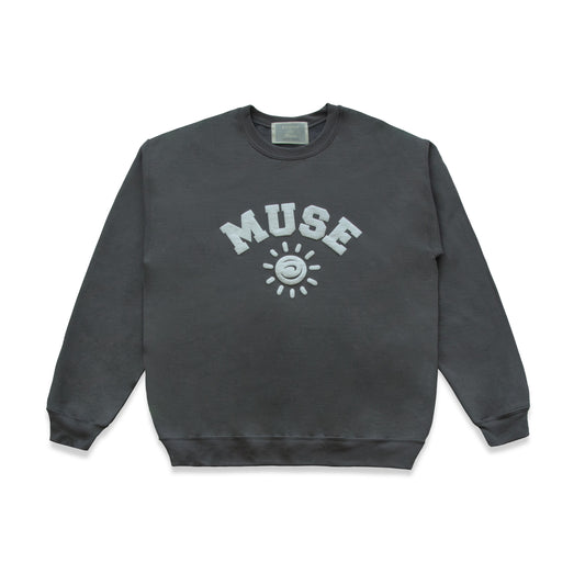 Solar x Muse Charcoal Crewneck