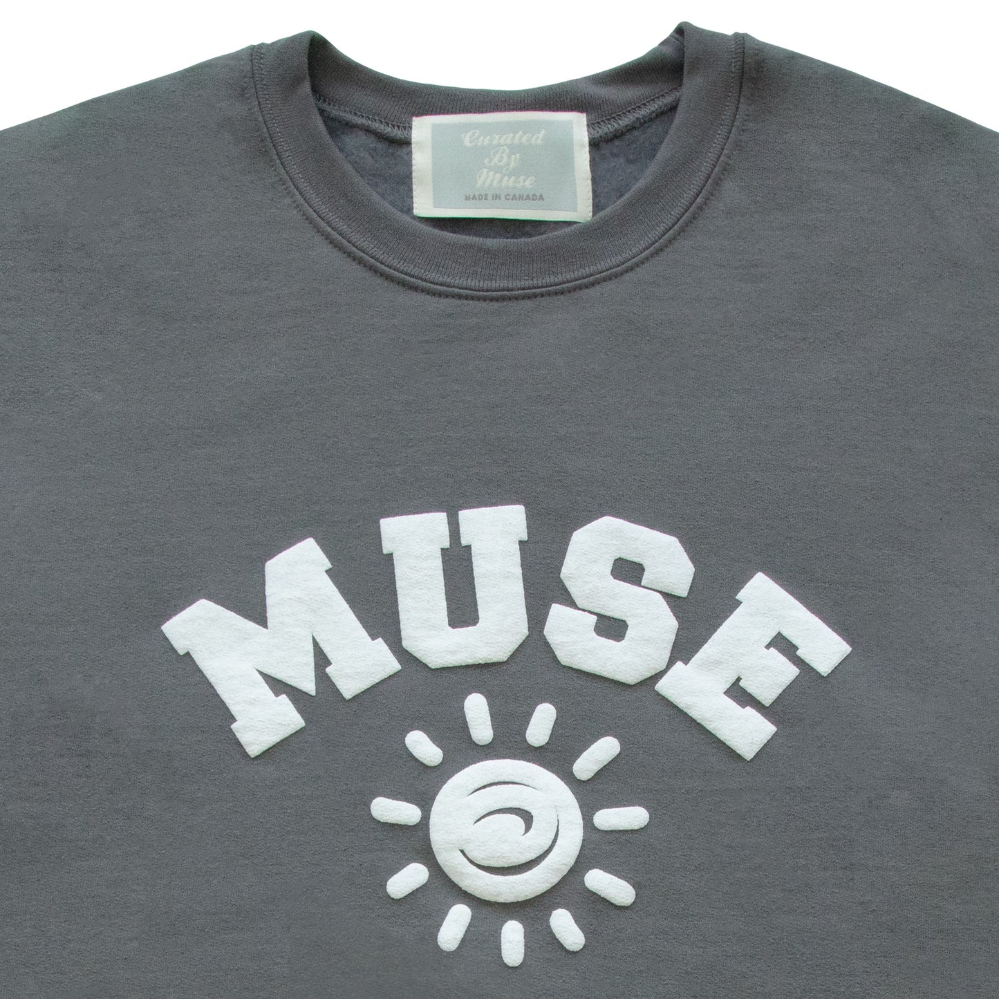 Solar x Muse Charcoal Crewneck